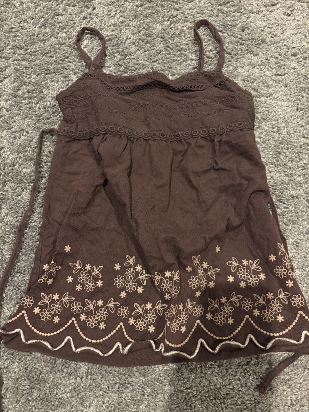 Brown justice kids tanks